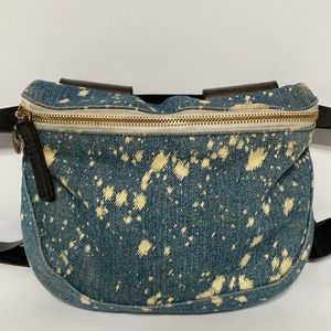 Clare V. Denim Belt Bag, Bag only No Belt